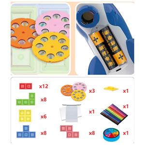 میز نقاشی پروژکتور دار کودک طرح دلفین TETRIS PROJECTION PAINTING TABLE-اسباب بازی
